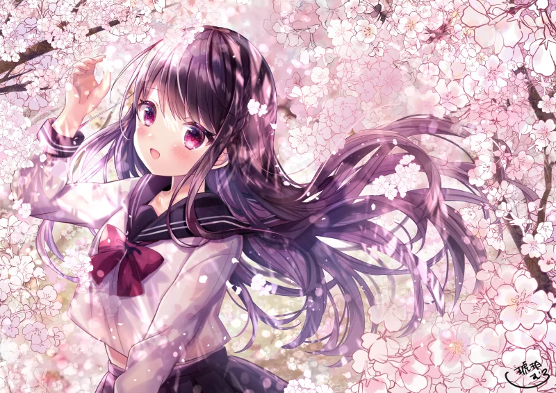 Anime girl Girly Wallpaper