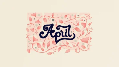 April (Month) Illustration Wallpaper