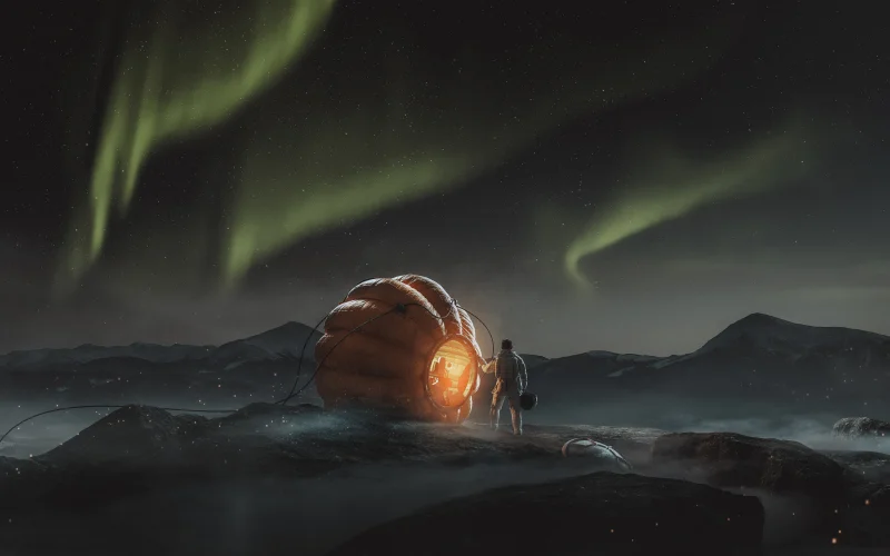 Astronaut Surrealism Wallpaper