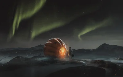 Astronaut Surrealism Wallpaper