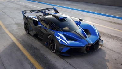 Bugatti Bolide Race track Wallpaper