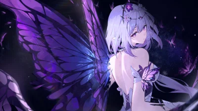 Castorice Purple aesthetic Wallpaper