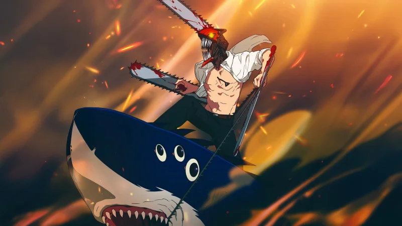 Chainsaw Man - The Movie: Reze Arc Denji Wallpaper