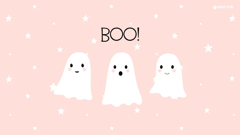 Cute Halloween Kawaii cartoon Wallpaper