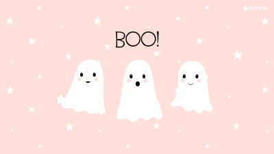Cute Halloween Kawaii cartoon Wallpaper