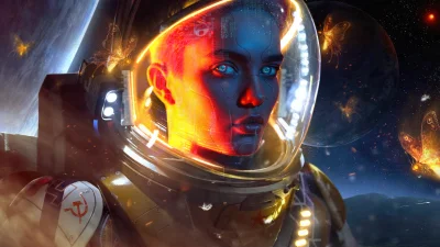 Cyborg Woman Wallpaper