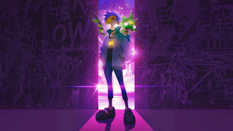 Digimon Beatbreak Tomoro Tenma Wallpaper