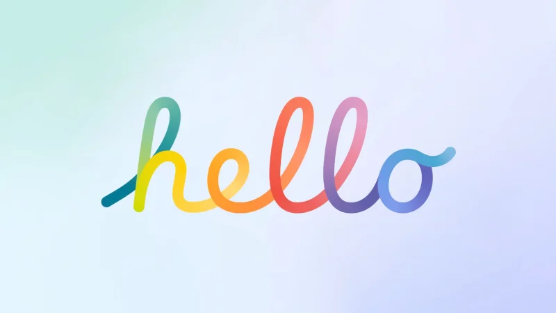 Hello Typography Wallpaper