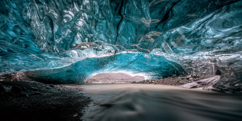 Ice Cave Heading North Wallpaper