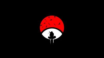 Itachi Uchiha Minimalist Wallpaper