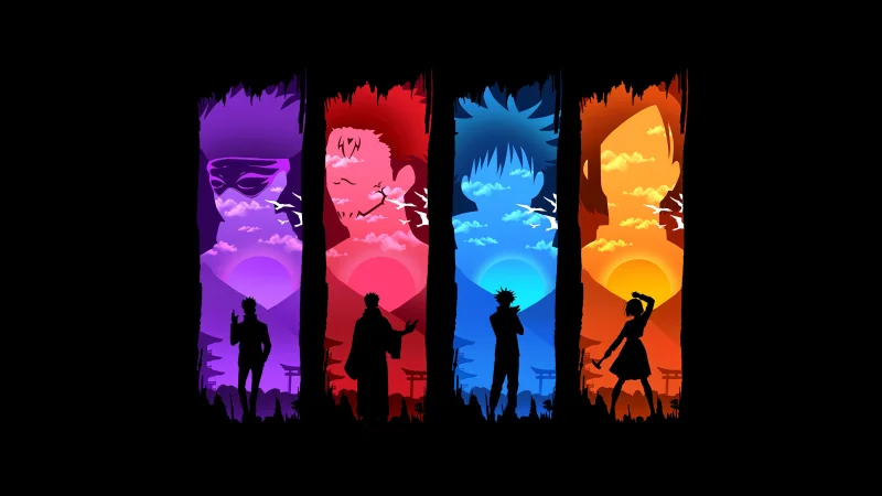 Jujutsu Kaisen AMOLED Wallpaper