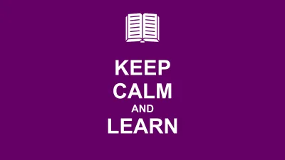 Keep Calm Learn Wallpaper