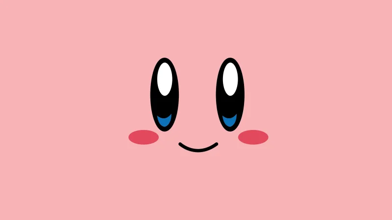 Kirby Kawaii face Wallpaper