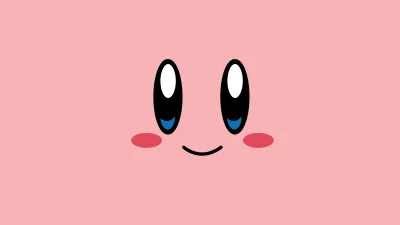 Kirby Kawaii face Wallpaper
