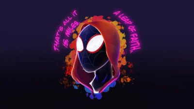 Miles Morales Leap of Faith Wallpaper