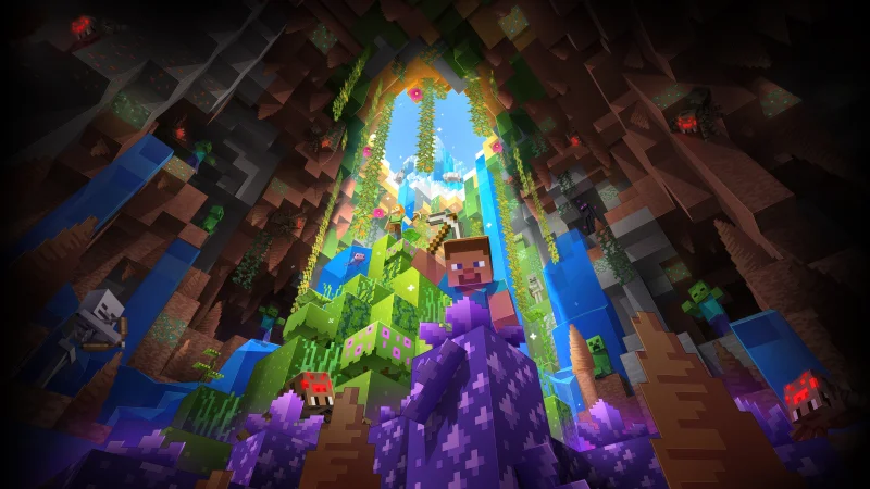 Minecraft: Bedrock Edition Game Art Wallpaper