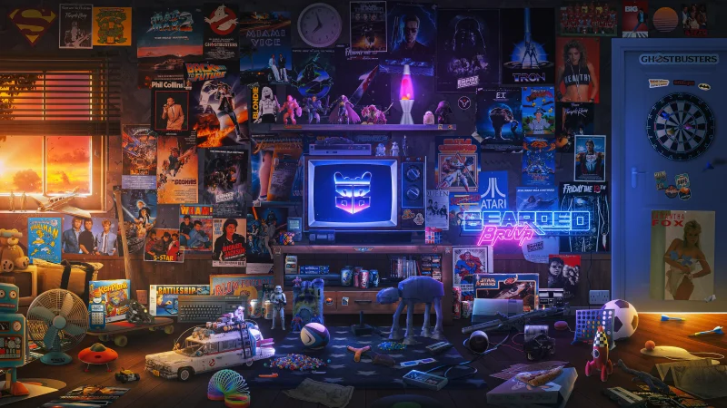 Nostalgic Room Wallpaper