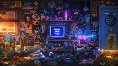 Nostalgic Room Wallpaper