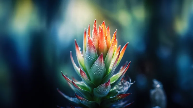 Plant Dew Drops Wallpaper