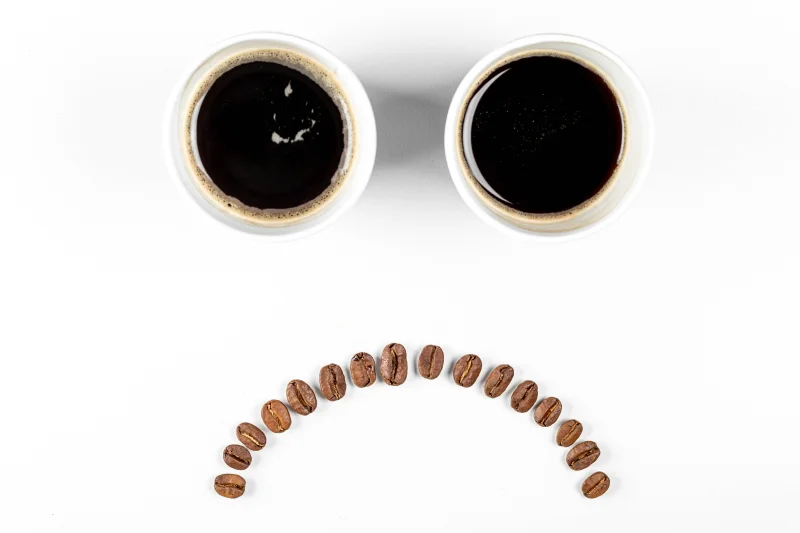 Sad day Black Coffee Wallpaper