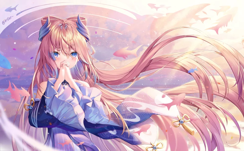 Sangonomiya Kokomi Genshin Impact Wallpaper
