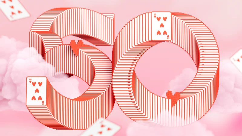 Solitaire 50th Anniversary Wallpaper