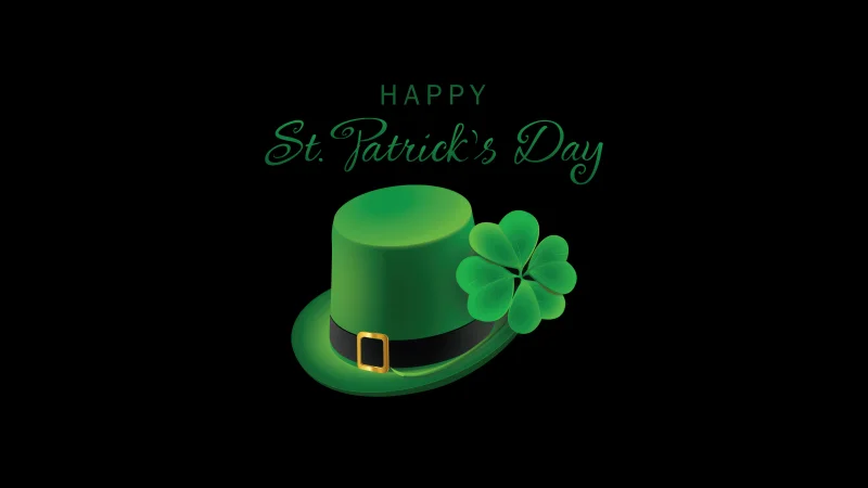 St. Patrick's Day Green hat Wallpaper