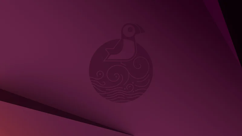 Ubuntu 25.04 Plucky Puffin Stock Wallpaper
