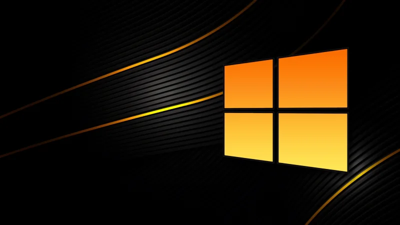 Windows 10 Black background Wallpaper