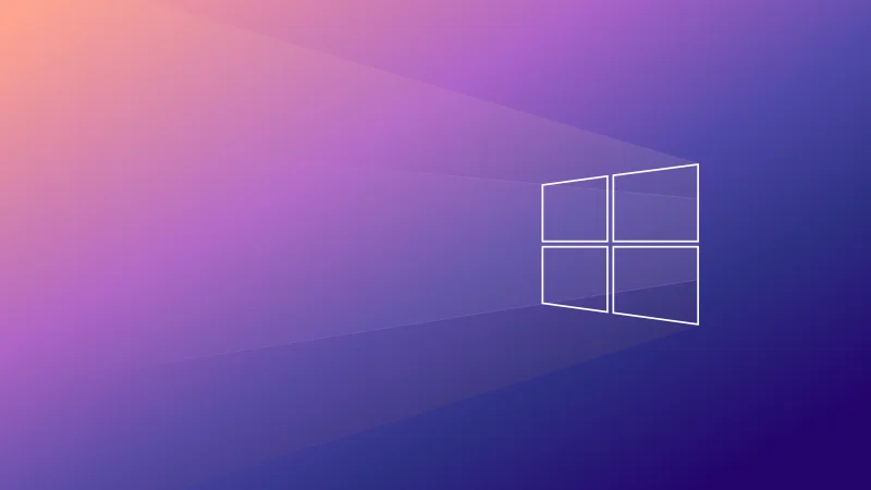 Windows 10 Aesthetic Gradient background Wallpaper