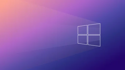 Windows 10 Aesthetic Gradient background Wallpaper