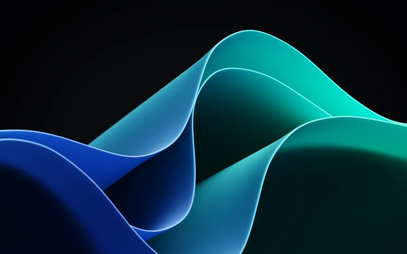 Windows 11 Black background Wallpaper