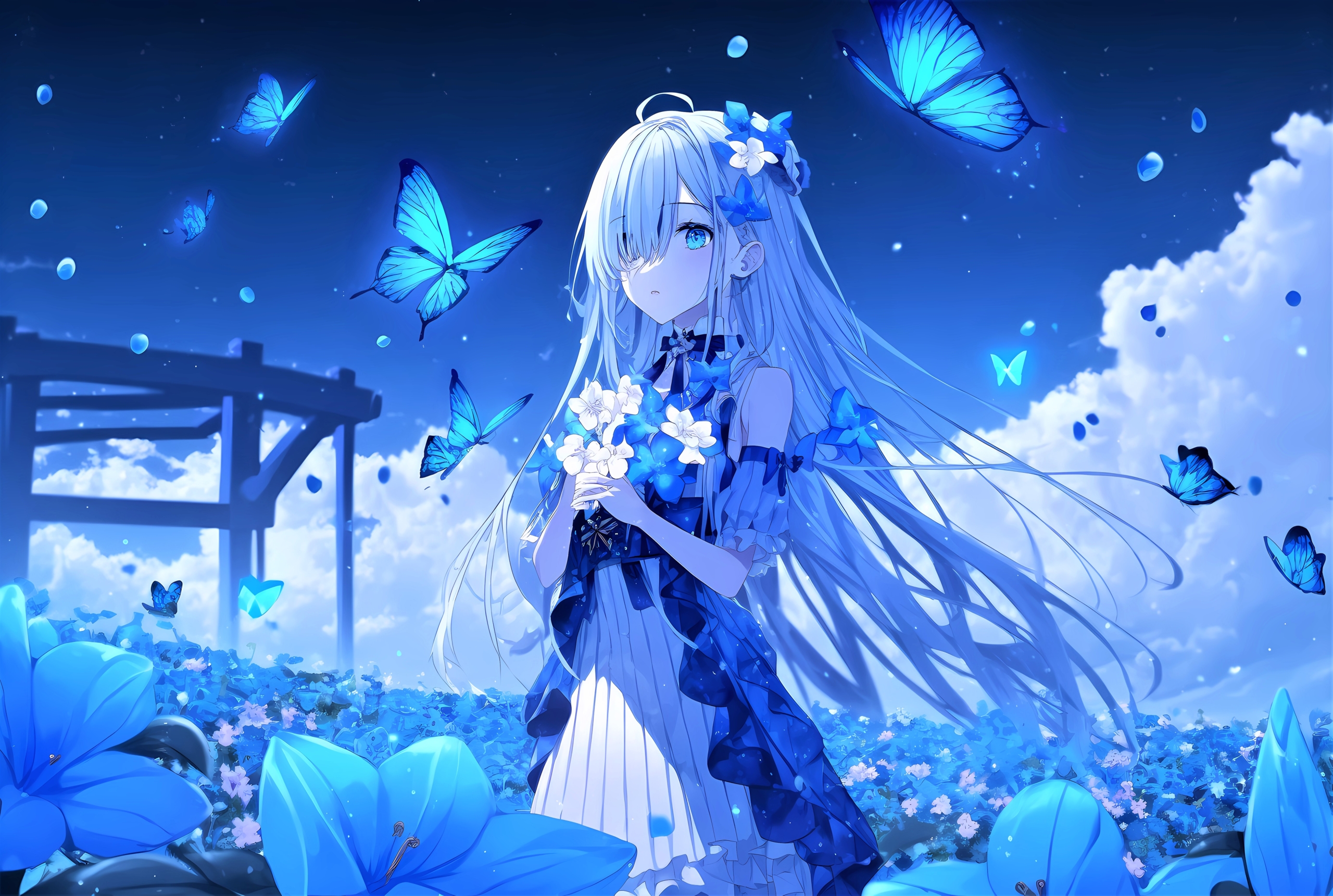 Anime girl Beautiful Wallpaper