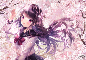 Anime girl Girly Wallpaper