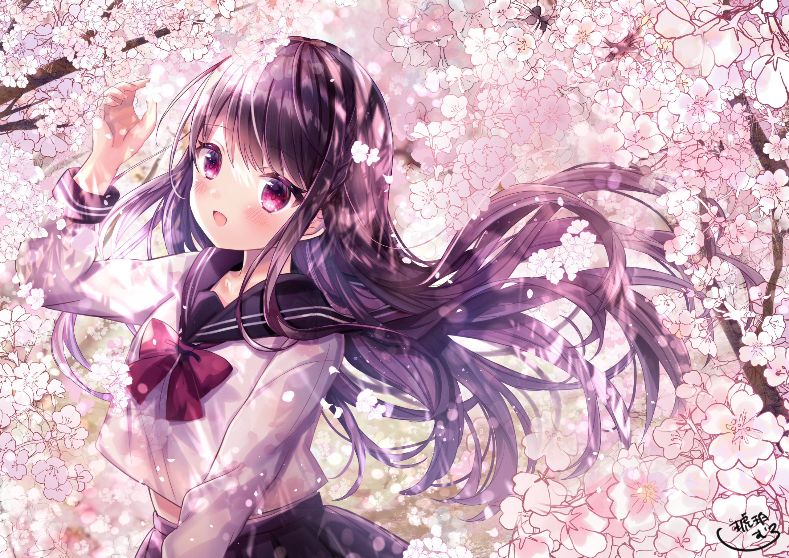 Anime girl Girly Wallpaper