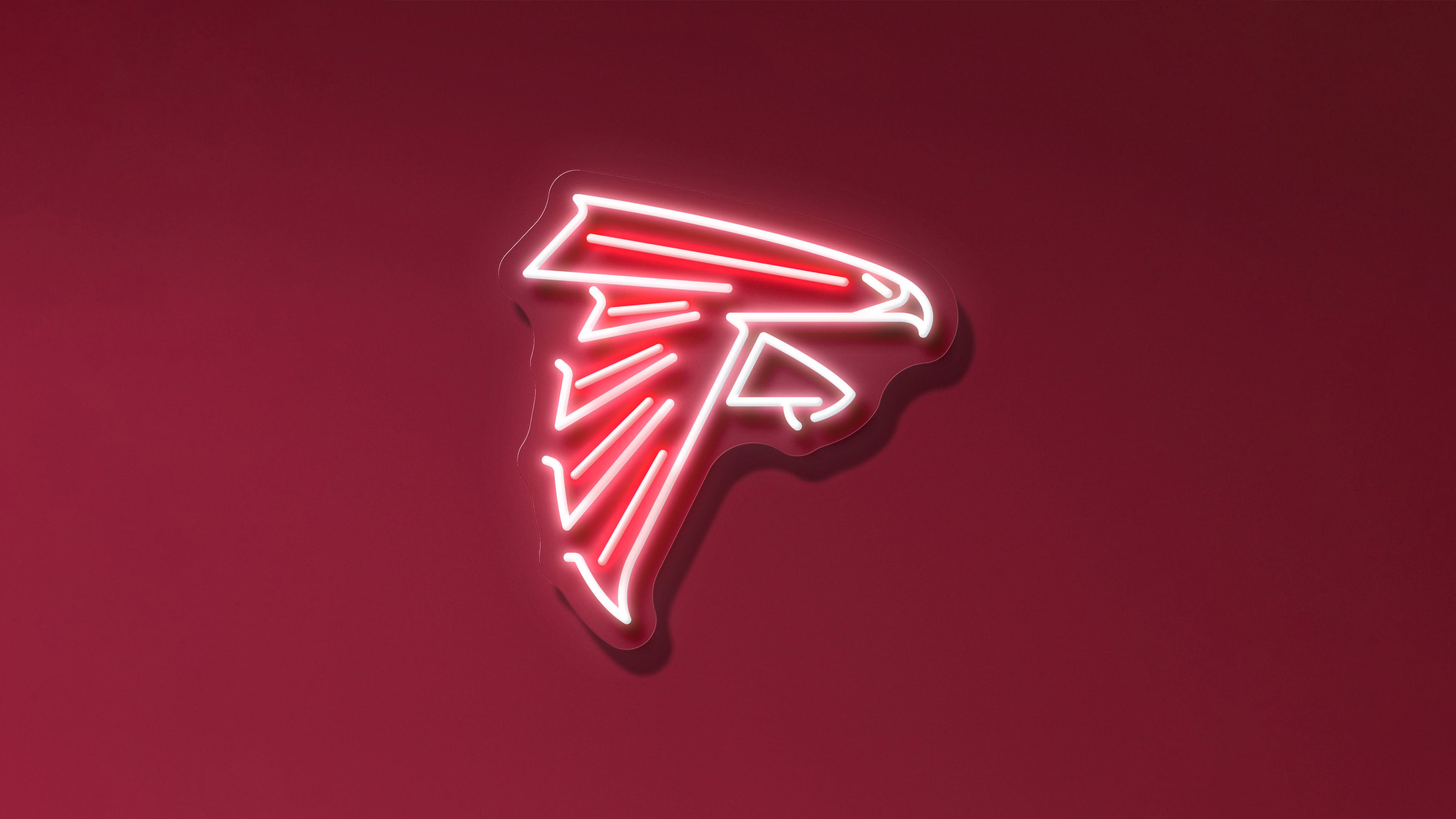 Atlanta Falcons Neon logo Wallpaper