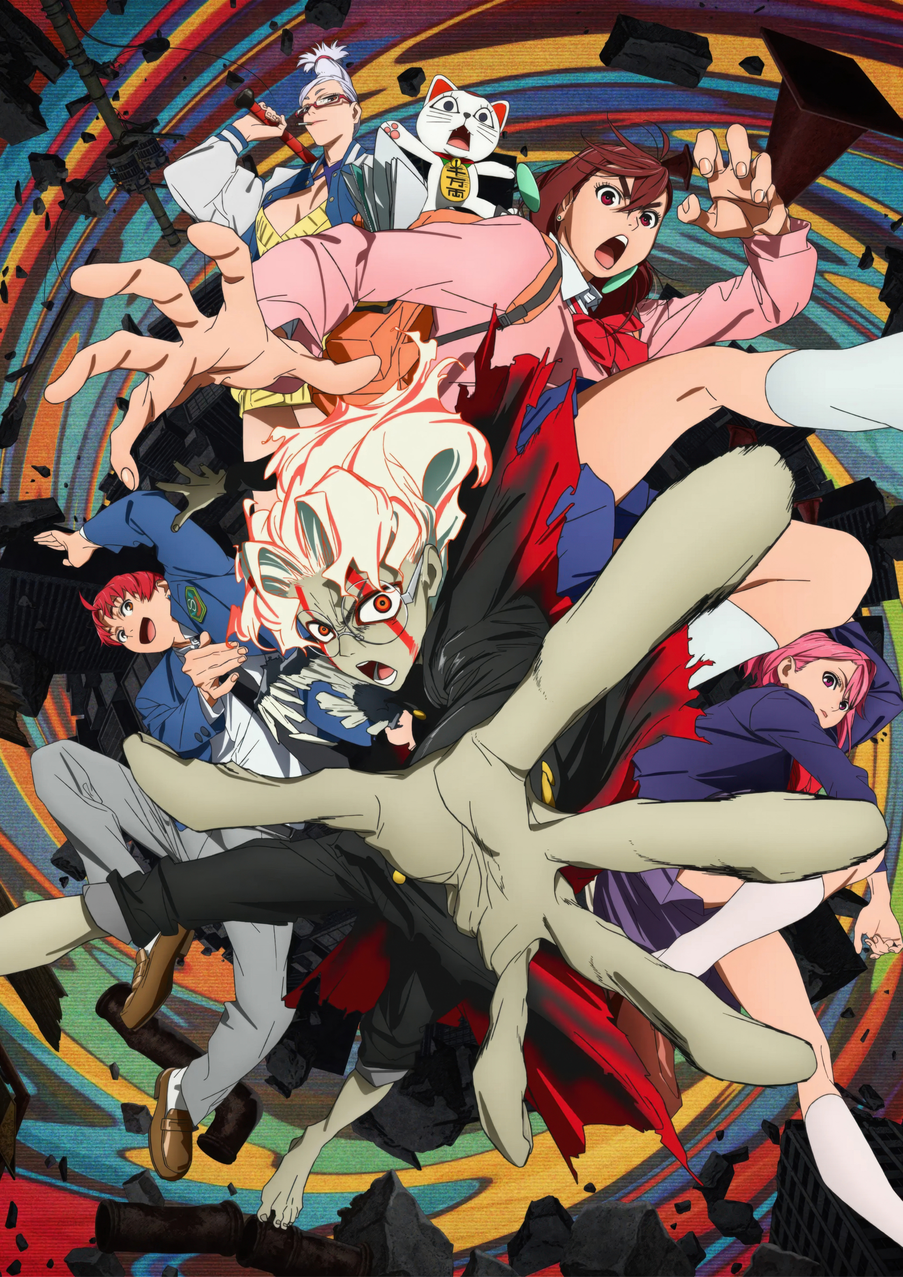 Dandadan Character poster iPhone Wallpaper