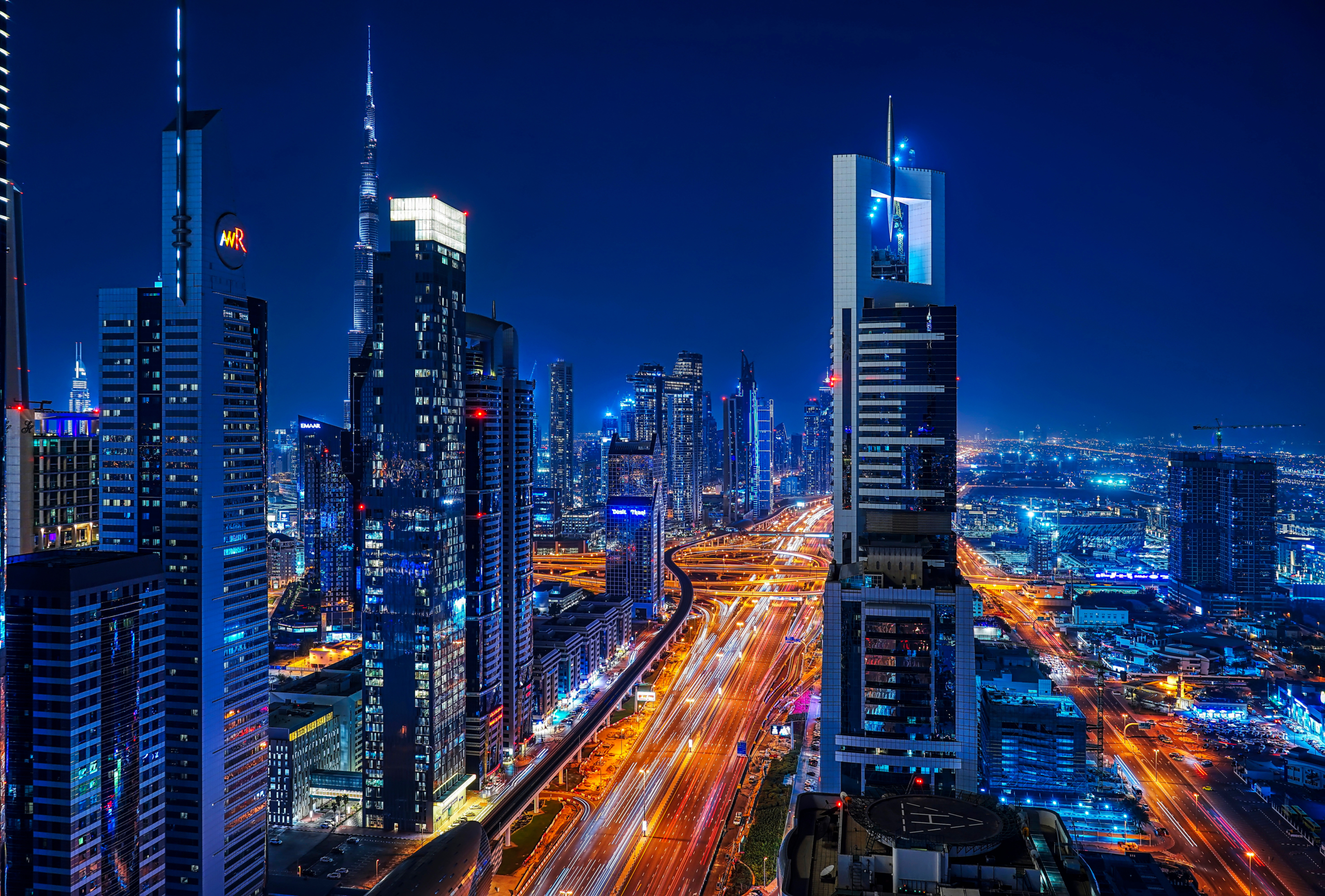 Dubai Sheikh Zayed Road Wallpaper