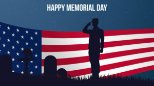 Happy Memorial Day Salute Wallpaper