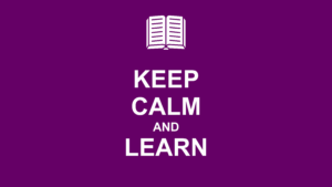 Keep Calm Learn Wallpaper