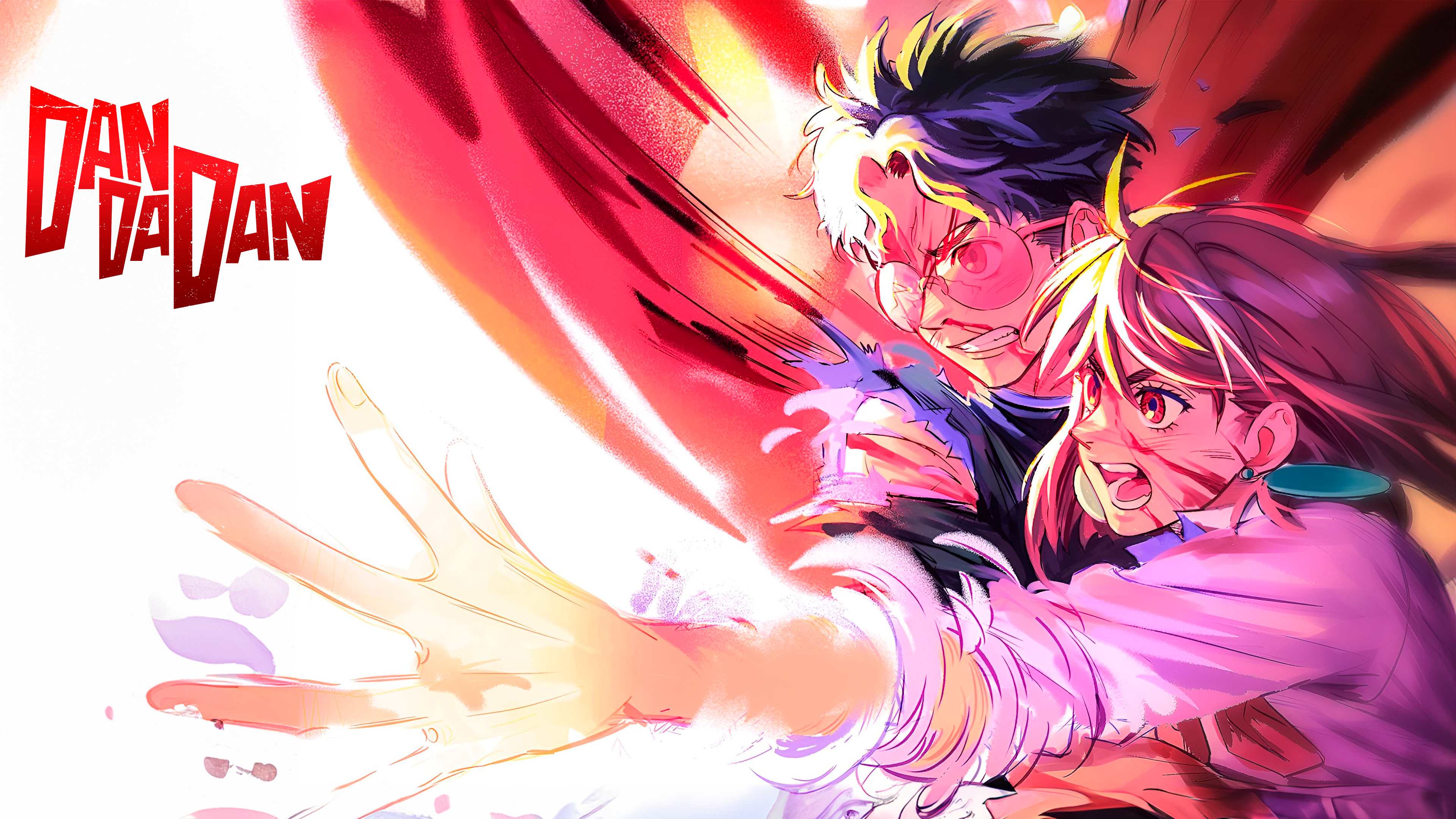 Momo (Dandadan) Okarun (Dandadan) Wallpaper