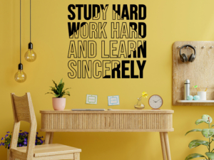 Study hard Motivational quotes Wallpaper