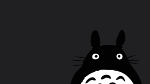 Totoro Minimalist Wallpaper