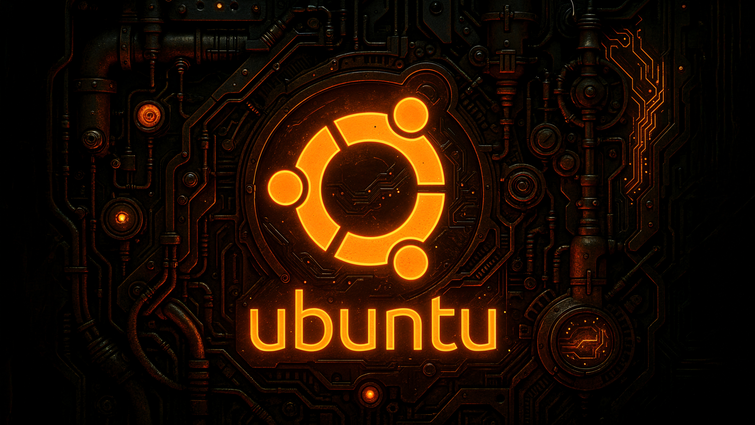 ubuntu Neon logo Wallpaper