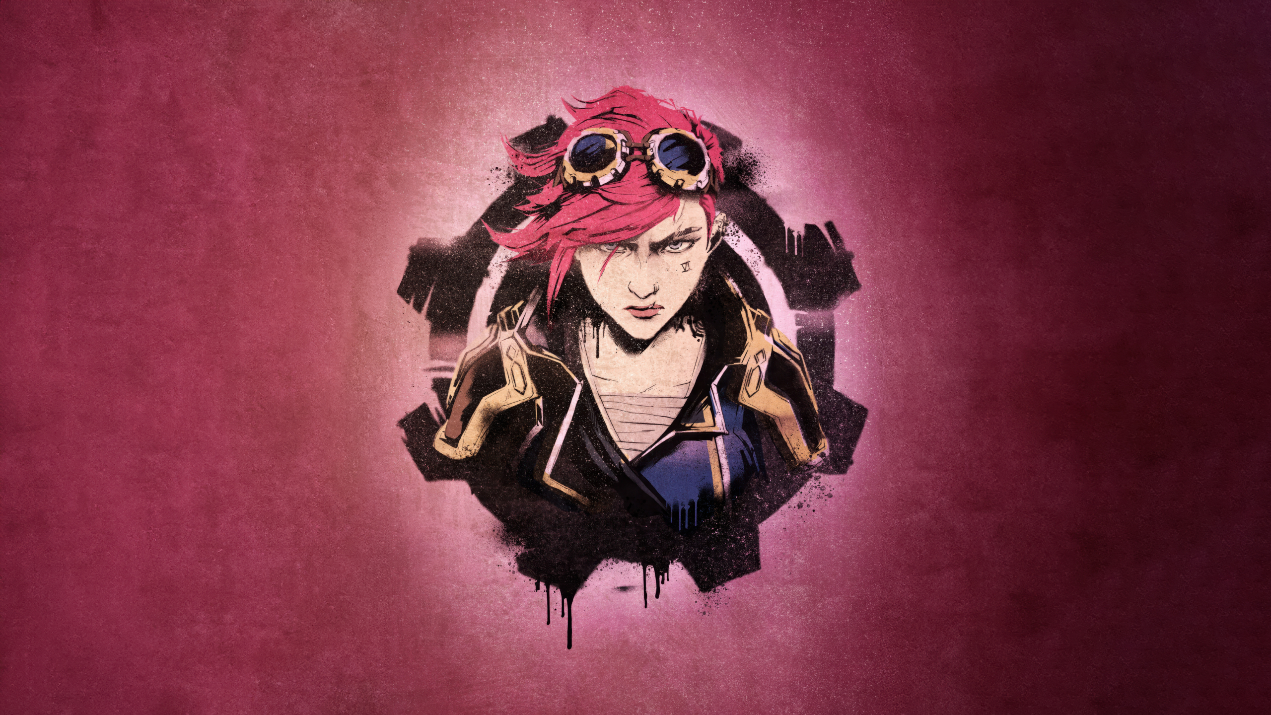 Vi (LoL) Graffiti Wallpaper