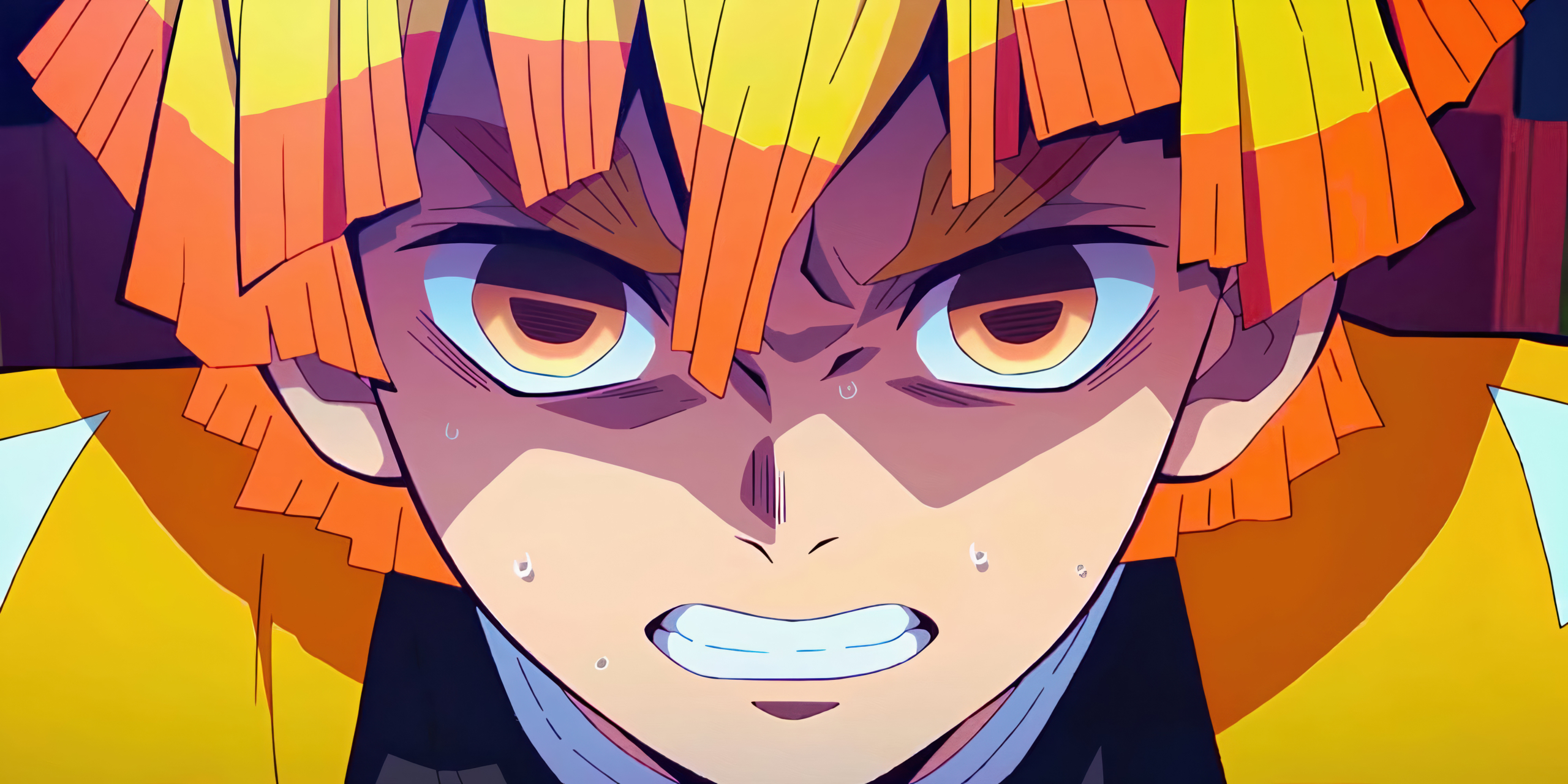 Zenitsu Agatsuma Ultrawide Wallpaper