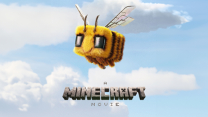 A Minecraft Movie Bee Wallpaper