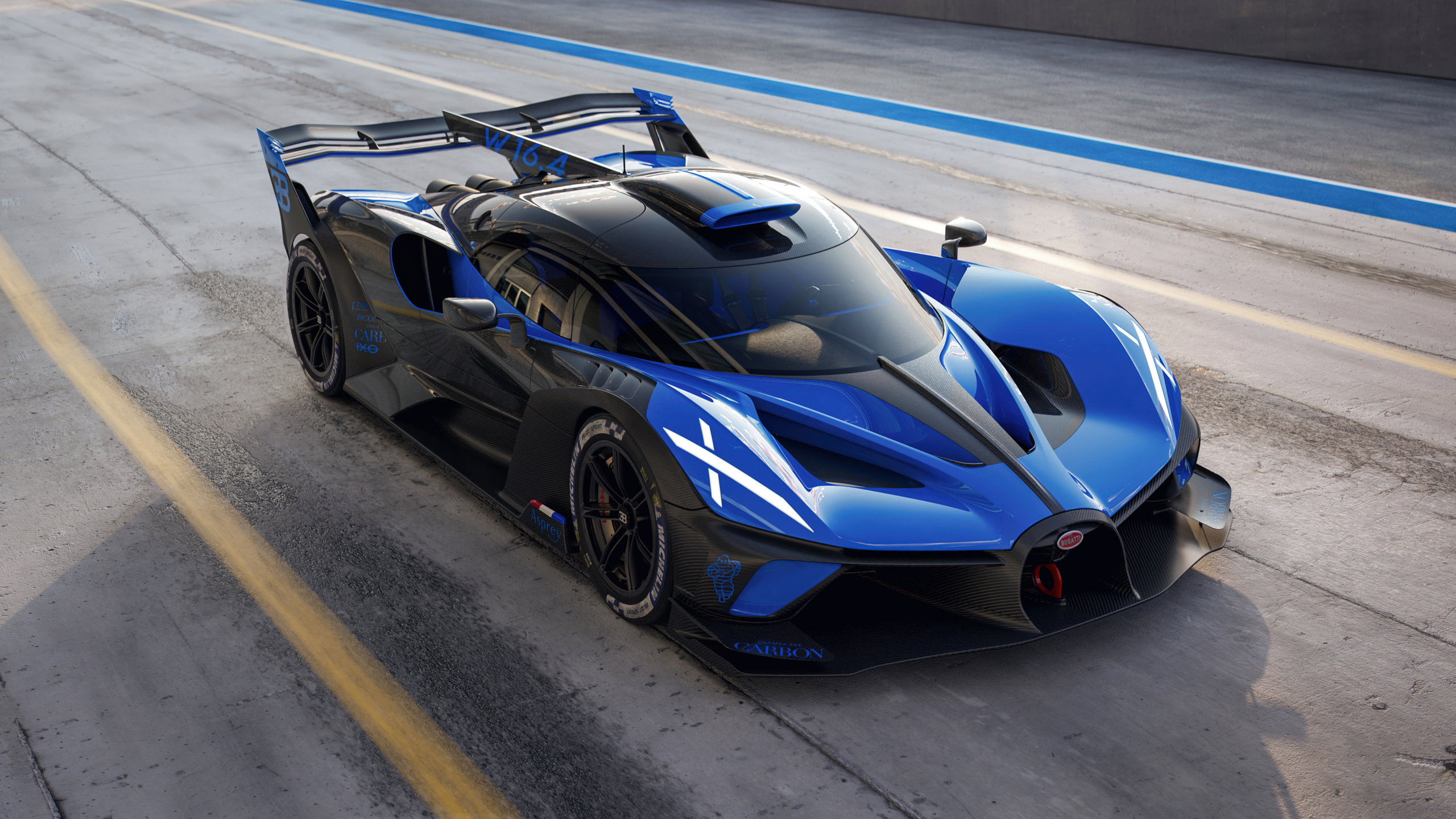 Bugatti Bolide Race track Wallpaper