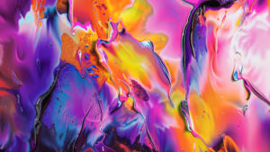 Multicolor Fluid art Wallpaper