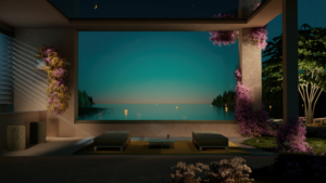 Ocean view Resort Wallpaper